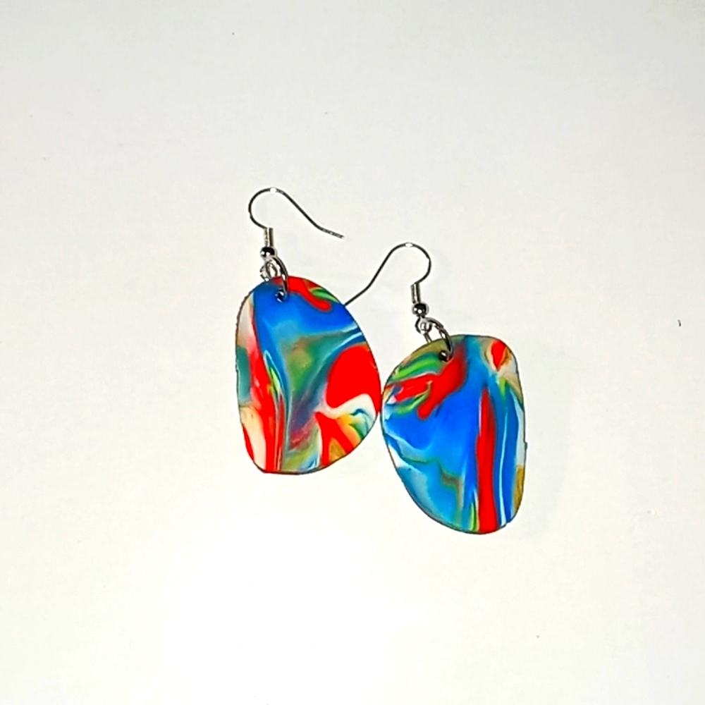 Blue Whimsical-Individual Earrings